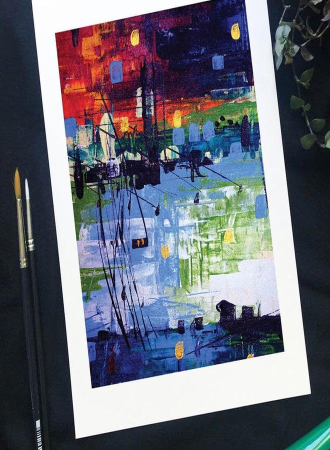 PaperPep Artists' Acrylic Paint Paper 300GSM Cold Pressed A3 (Pack of 5) + A4 (Pack of 10) for Acrylic, Watercolour, Gouache, Ink, Wet & Mixed Media, Art Painting, Drawing for Artists' & Amateurs - Image 2